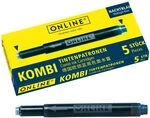 ONLINE&reg; Tintenpatronen f&uuml;r F&uuml;ller nachtblau