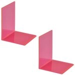 MAUL Buchst&uuml;tzen 10,0 x 10,0 x 13,0 cm neon pink