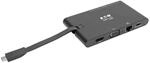 Eaton Tripp Lite Series USB-C Dock - 4K HDMI, VGA, USB 3.2 Gen 1, USB-A/C Hub, GbE,