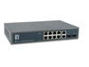 LevelOne GEP-1221, LevelOne Switch 12 Gigabit Ethernet-Ports mit 8 PoE-Ports 150W, 2