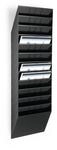 DURABLE FLEXIBOXX Wandprospekthalter DIN A4 12-Fach schwarz
