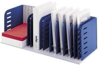 styro styrorac Sortierstation DIN A4 7 -Fach grau/blau
