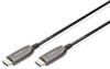 DIGITUS HDMI AOC Hybrid Glasfaser Anschlusskabel 15m
