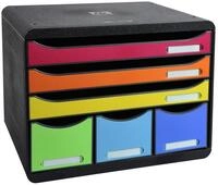 Exacompta Schubladenbox 306798D DIN A4+ quer 35,5 x 27,0 x 27,1 cm