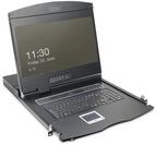 Digitus 19" LCD KVM Konsole, 16-Port CAT5, deutsche Tastatur