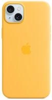 Apple iPhone 15 Plus Silikon Case mit MagSafe - Sonnenlicht