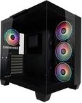LC Power Gaming-PC Geh&auml;use LC-809B-ON Midi-Tower schwarz