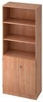 HAMMERBACHER Regalschrank V6770, V6770/N/N/SG nussbaum