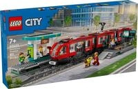 LEGO&reg; City 60423 Stra&szlig;enbahn mit Haltestelle