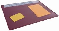 DURABLE Schreibtischunterlage mit Kalender 65,0 x 50,0 cm, rot