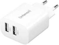 Intenso 24W 2x USB-A Ladeger&auml;t, wei&szlig;