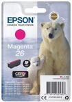 Epson Original 26 Eisb&auml;r Druckerpatrone magenta 300 Seiten 4,5ml (C13T26134012)