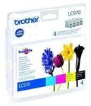 Brother Original LC-970 Druckerpatronen 4er Multipack BK/C/M/Y (LC970VALBP)
