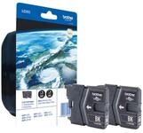 Brother Original LC-985 Druckerpatronen Doppelpack schwarz 2 x 300 Seiten