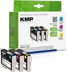 KMP Druckerpatronen E130V cyan, magenta, gelb kompatibel zu EPSON T1306XL, 3er-Set