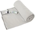 pandoo L Badetuch 80 cm x 160 cm grau