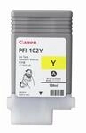 Canon Original PFI-102Y Druckerpatrone - gelb 740 Seiten