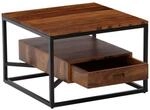 WOHNLING WL6.721 Couchtisch Sheesham 60 cm x 60 cm x 40 cm