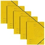 herlitz Eckspanner easy orga DIN A4 - gelb - 5 St&uuml;ck