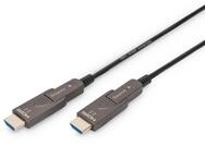 Digitus 4K - HDMI AOC Hybrid Glasfaserkabel mit 10m abnehmbaren Stecker