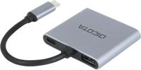 DICOTA Portable USB-C 4-in-1 Mini Docking Station