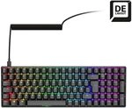 Sharkoon SKILLER SGK50 S2 Black Gaming-Tastatur, Gateron Yellow