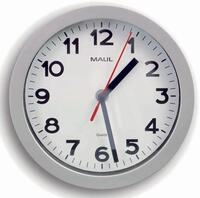 MAUL Wanduhr MAULstep &Oslash; 20 cm silber