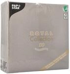 PAPSTAR Servietten 40,0 x 40,0 cm 3-lagig grau