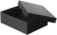 FALKEN PURE Aufbewahrungsbox 7,0 l schwarz 24,0 x 32,0 x 10,0 cm, 1 St.