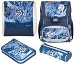 herlitz Schulranzen-Set Loop Plus TechMech gr&uuml;n 17,0 l