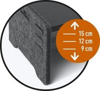 DURABLE Monitorst&auml;nder EFFECT anthrazit