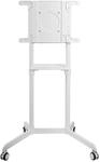 PureMounts PM-CART-80W rotierbarer Rollwagen bis 70 Zoll, wei&szlig;