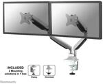 Neomounts NM-D750DSILVER Monitor Tischhalterung