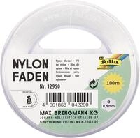folia Nylonfaden, 0,50 mm x 100 m, transparent