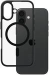 CARE by PanzerGlass&reg; Flagship Case Transparent Urban Combat Schwarz Rahmen & MagSafe