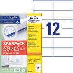 AVERY Zweckform Etiketten 105,0 x 48,0 mm, wei&szlig;