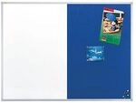 FRANKEN Whiteboard-Pinnwand X-tra!Line 60,0 x 45,0 cm blau/wei&szlig;