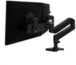 Ergotron LX Pro Monitor Tischhalterung - f&uuml;r 2 LCD-Displays - Schwarz