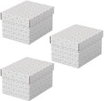 Esselte Aufbewahrungsboxen Home 6,5 l - 20,0 x 25,5 x 15,0 cm wei&szlig;