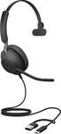 Jabra Evolve2 40 SE MS Mono kabelgebundenes Headset, USB-C, USB-A