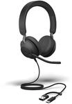 Jabra Evolve2 40 SE UC Stereo - Headset - On-Ear