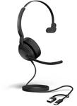 Jabra Evolve2 50 UC Mono kabelgebundenes Headset, USB-C, USB-A