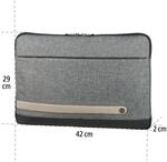 Hama Laptoph&uuml;lle Terra grau bis 39,6 cm (15,6 Zoll)