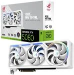 ASUS ROG Astral GeForce RTX 5080 16GB GDDR7 Gaming Grafikkarte Wei&szlig; OC Edition
