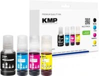 KMP Tintenflaschen schwarz, cyan, magenta, gelb kompatibel zu EPSON 102 (T03R640),