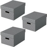 Esselte Aufbewahrungsboxen Home 17,5 l - 26,5 x 36,5 x 20,5 cm grau