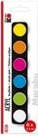 Marabu Acrylfarben-Set Neon, farbsortiert