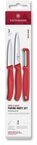 VICTORINOX K&uuml;chenmesser + Sparsch&auml;ler Swiss Classic silber, rot