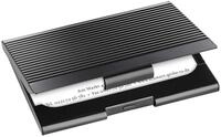 SIGEL Visitenkartenetui 95 x 7 x 62 mm schwarz