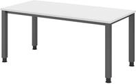 HAMMERBACHER h&ouml;henverstellbarer Schreibtisch VQS16/W/G wei&szlig;